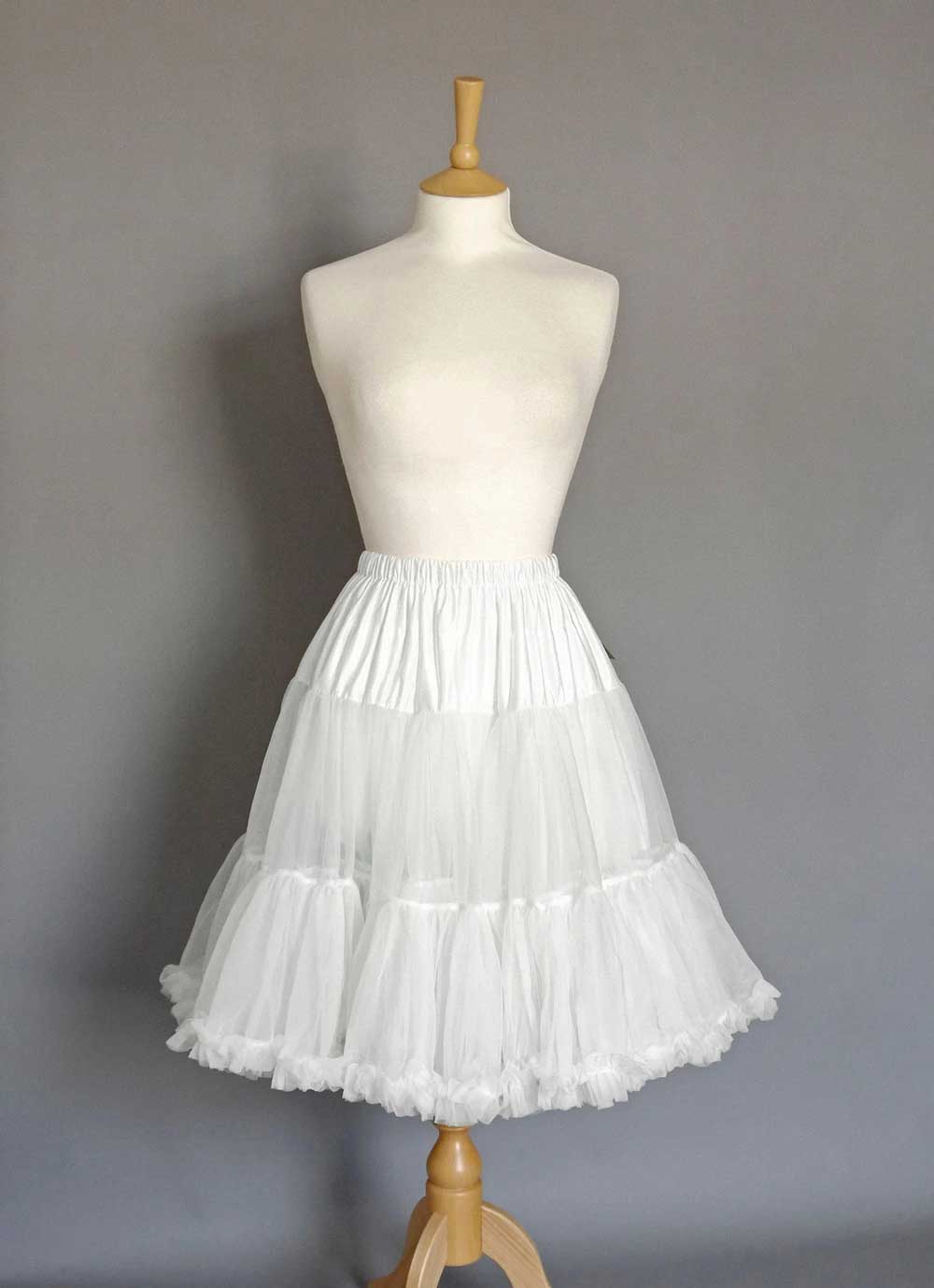 Tea Length Dress with Petticoat