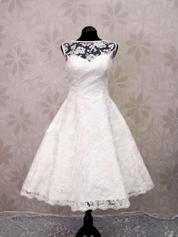 Short and Tea Length Wedding Dress