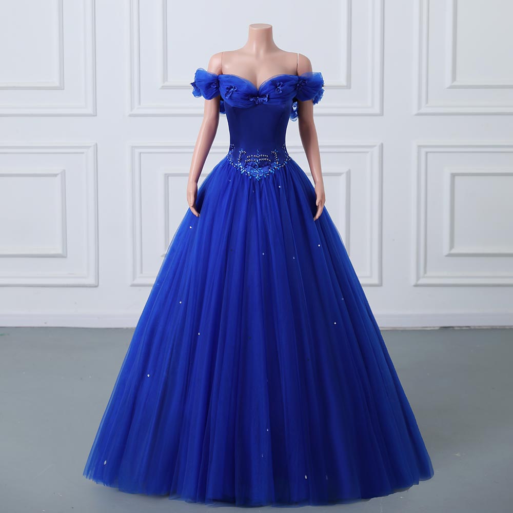 Sweet 16 Dresses Royal Blue Shot