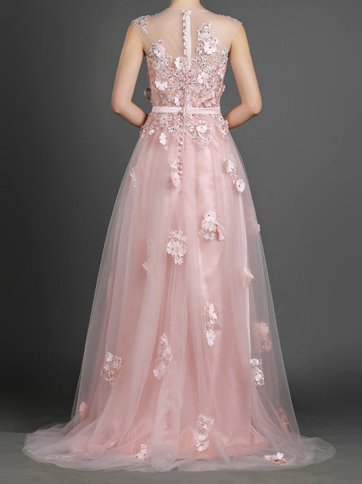 Blush color outlet formal dresses